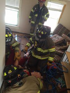 Firefighters in a Room